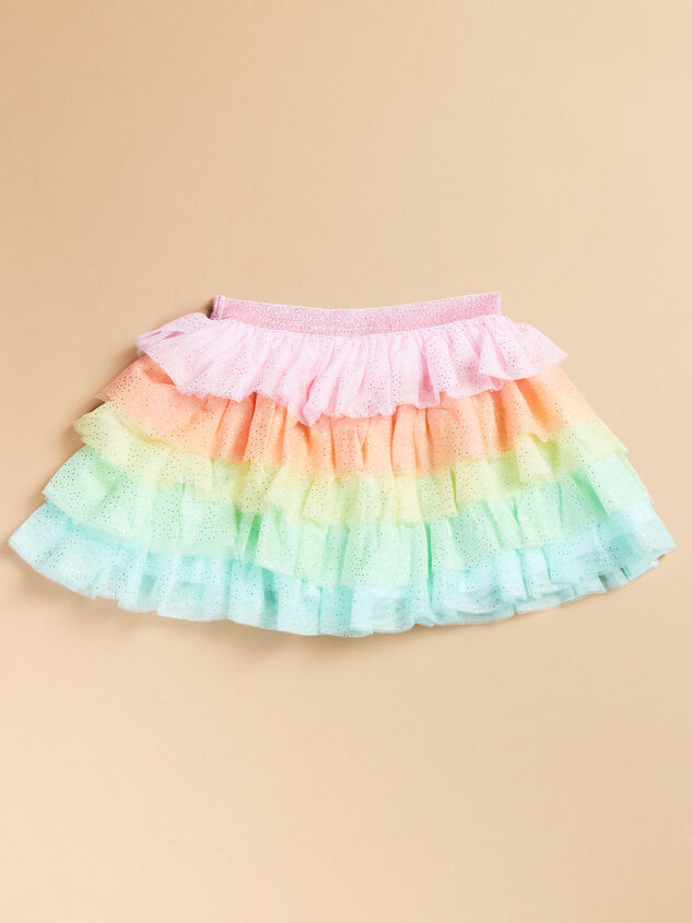 June Rainbow Tutu Skirt Detail 3 - TULLABEE