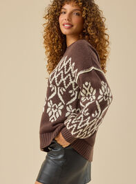 Colleen Fair Isle Sweater Detail 4 - TULLABEE