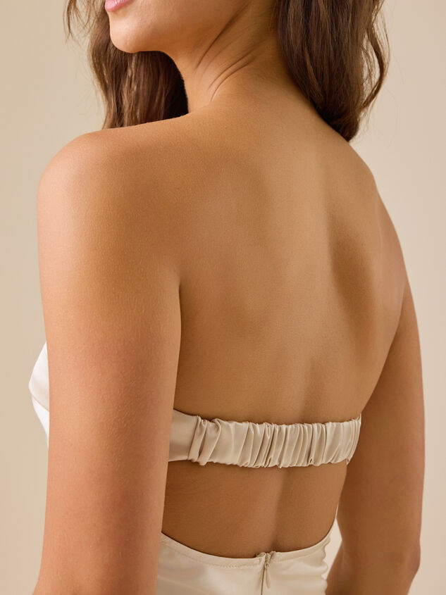 Paityn Strapless Mini Dress Detail 4 - TULLABEE