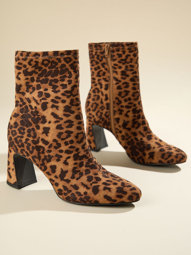 Mabel Leopard Booties Detail 2 - TULLABEE