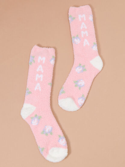 Mama Floral Cozy Socks - TULLABEE