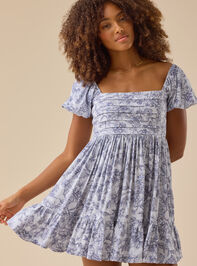 Collie Floral Mini Dress - TULLABEE