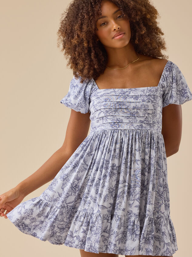 Collie Floral Mini Dress - TULLABEE