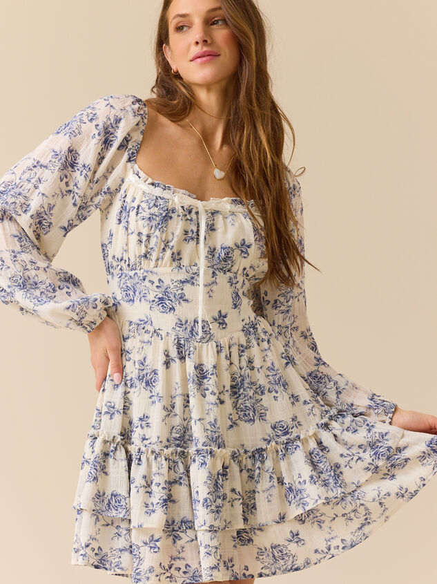 Jenni Floral Mini Dress - TULLABEE