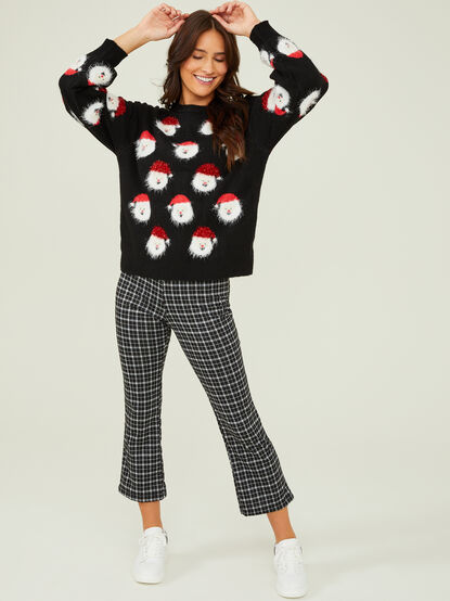 Santa Face Mama Sweater - TULLABEE