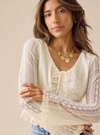 Boston Bell Sleeve Lace Top - TULLABEE