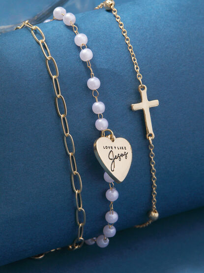Love Like Jesus Bracelet Set - TULLABEE