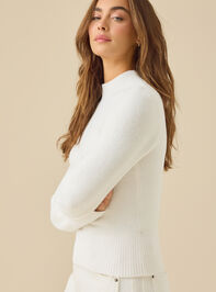 Mallory Mock Neck Sweater Detail 4 - TULLABEE