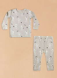 Sweet Skelly Lounge Set by Quincy Mae - TULLABEE
