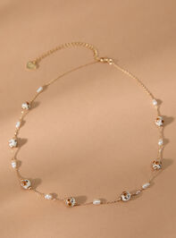 Cocoa Pearl Choker - TULLABEE