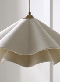 Clara Linen Pendant 24" Detail 2 - TULLABEE