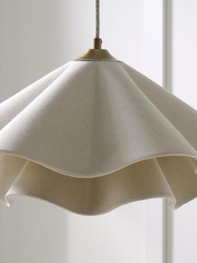 Clara Linen Pendant 24" Detail 2 - TULLABEE