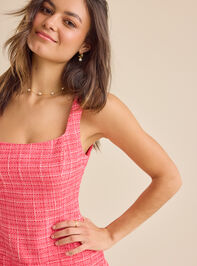 Blakely Tweed Mini Dress Detail 2 - TULLABEE