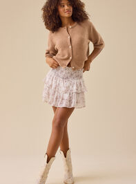 Zara Smocked Floral Mini Skirt - TULLABEE