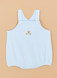 Theodore Bear Patch Bubble by Mud Pie - TULLABEE