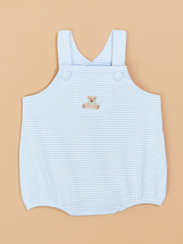 Theodore Bear Patch Bubble by Mud Pie - TULLABEE