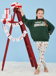 What Up Grinches Youth Sweatshirt - TULLABEE