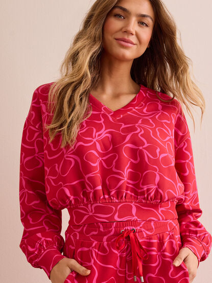 Super Soft Bow Sweatshirt - TULLABEE