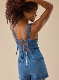Remy Denim Romper Detail 2 - TULLABEE