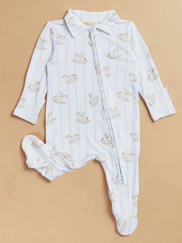 Vintage Rocking Horse Polo Footie - TULLABEE