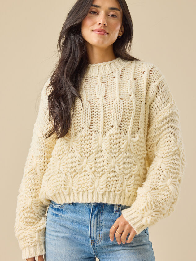 Valentina Chunky Pattern Sweater - TULLABEE