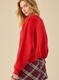 Cam Boxy Sweater Detail 5 - TULLABEE