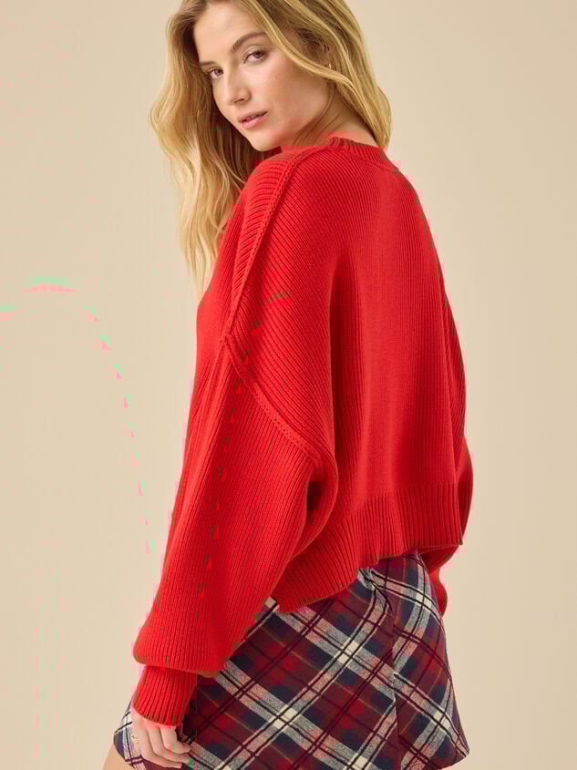 Cam Boxy Sweater Detail 5 - TULLABEE