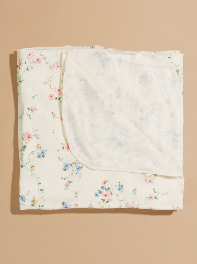 Rosalie Floral Swaddle Detail 3 - TULLABEE