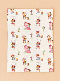 Vintage Cowgirl Swaddle with Headband Detail 3 - TULLABEE