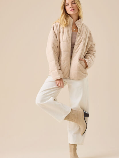 Emery Corduroy Quilted Jacket - TULLABEE
