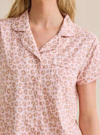 Lulu Leopard Mama PJ Set Detail 4 - TULLABEE