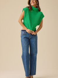 Destiny Turtleneck Sweater Vest - TULLABEE