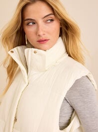 Longline Puffer Vest Detail 6 - TULLABEE