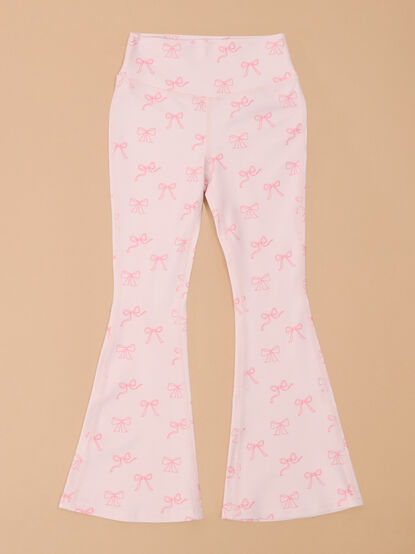 Bows Flare Leggings - TULLABEE