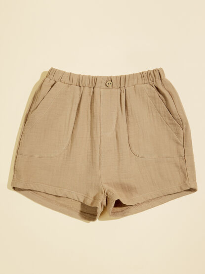 Cameron Utility Toddler Shorts by Quincy Mae - TULLABEE