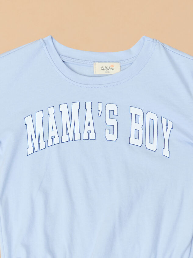 Mamas Boy Tee Bubble Detail 3 - TULLABEE