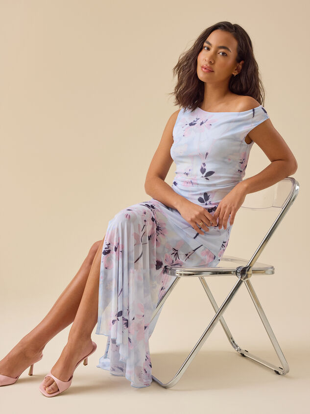 Junie Mesh Maci Dress Detail 3 - TULLABEE