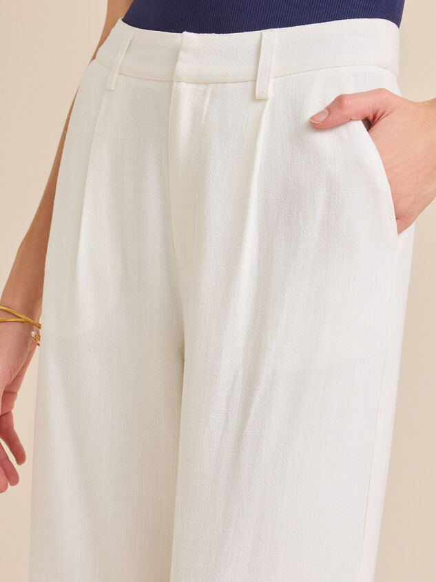 Kay Linen Trouser Detail 4 - TULLABEE