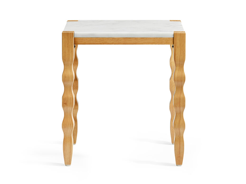 Kiera Marble Side Table - TULLABEE - 