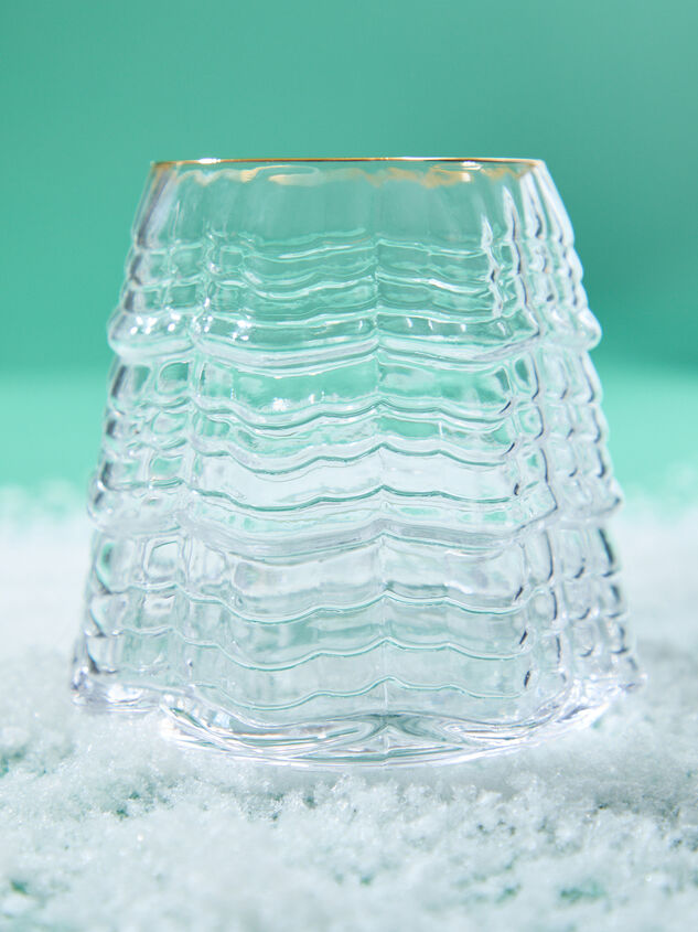 Christmas Tree Wine Glass Detail 2 - TULLABEE