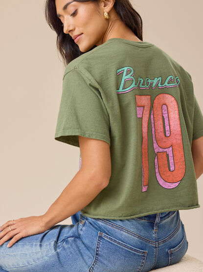 Ford Bronco Retro Cropped Tee - TULLABEE