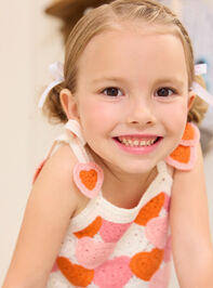Arabella Toddler Heart Crochet Tank Detail 4 - TULLABEE