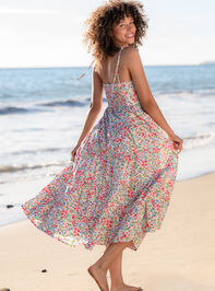 Alivia Floral Midi Dress - TULLABEE