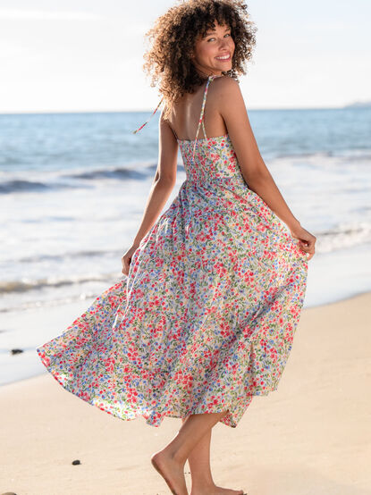 Alivia Floral Midi Dress - TULLABEE