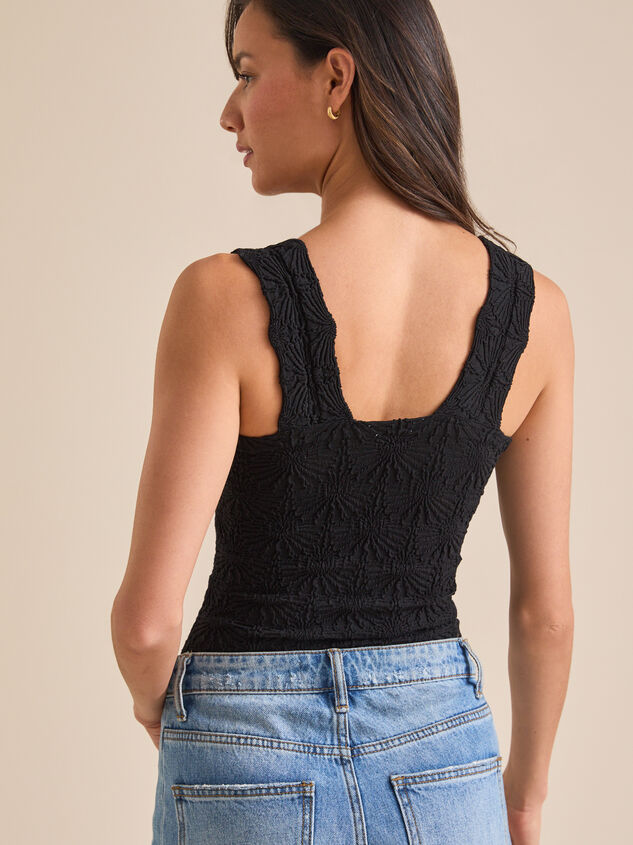 Blaire Seamless Floral Cami Detail 5 - TULLABEE