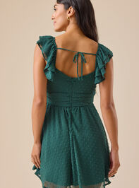 Eleanor Clip Dot Dress Detail 2 - TULLABEE