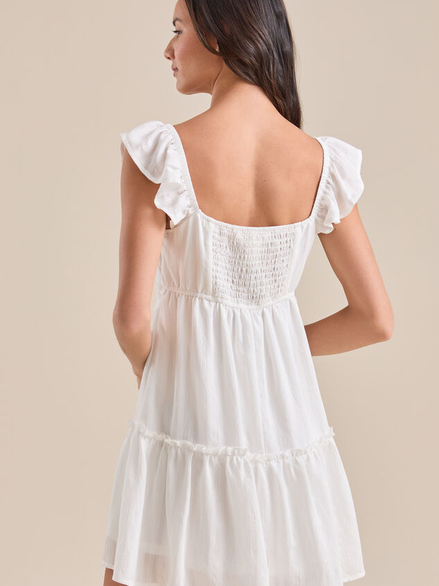 Sage Mini Dress Detail 5 - TULLABEE