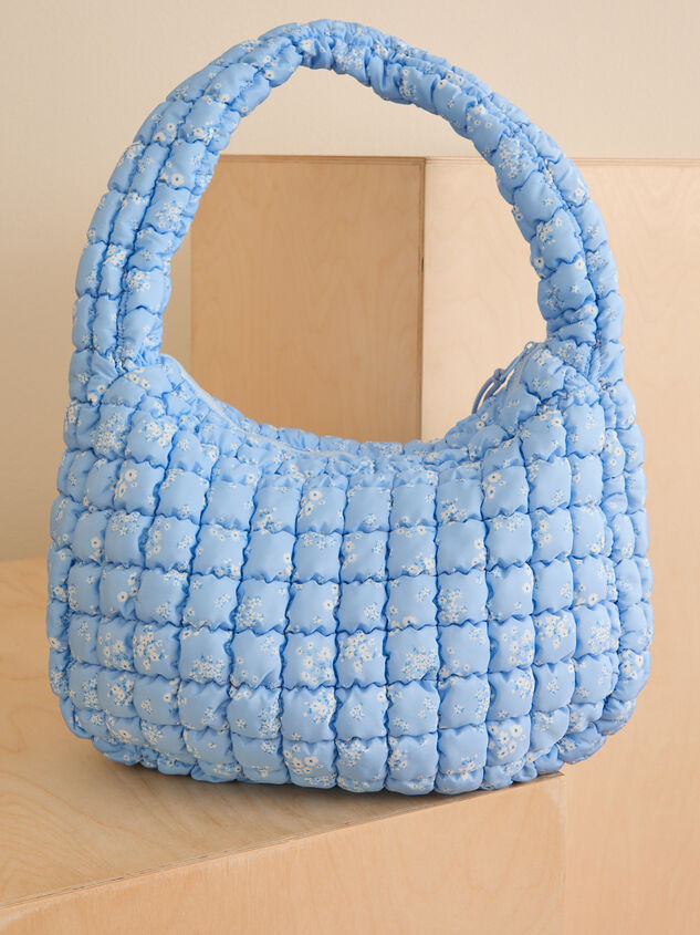 Proficient Floral Quilted Puffer Shoulder Bag Detail 4 - TULLABEE