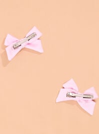 Rose Big Bow Clips Detail 2 - TULLABEE