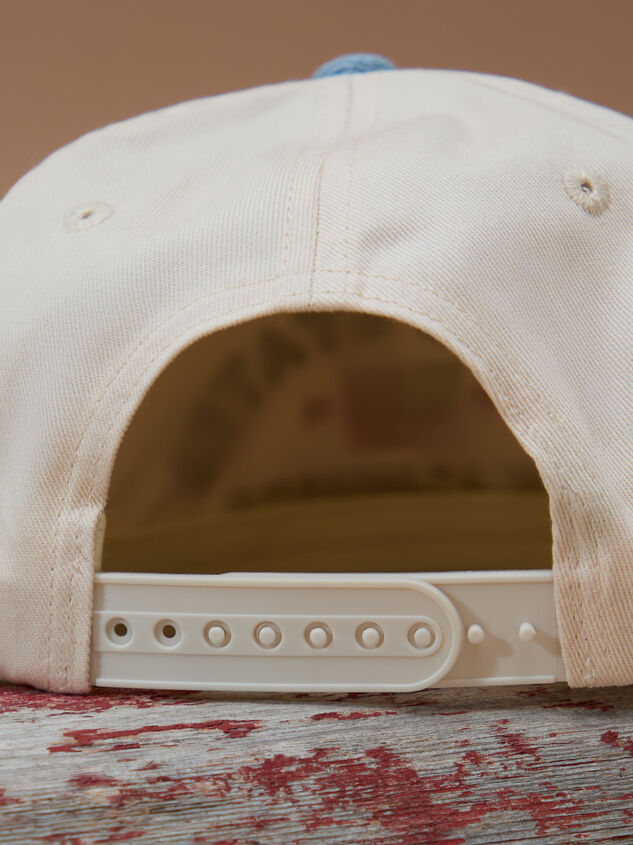 Denim USA Trucker Hat Detail 3 - TULLABEE